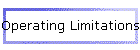 Operating Limitations